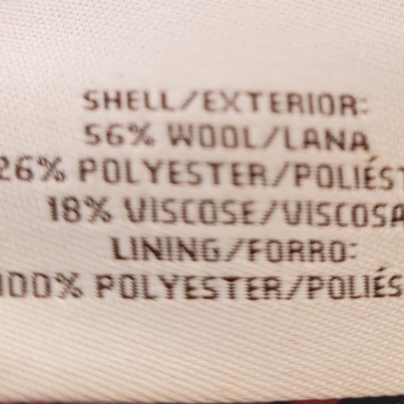 Red Wool Jacket - Picture 3 of 5